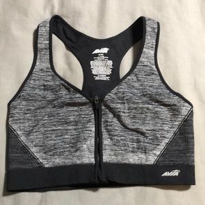 Zip Up Sports Bra